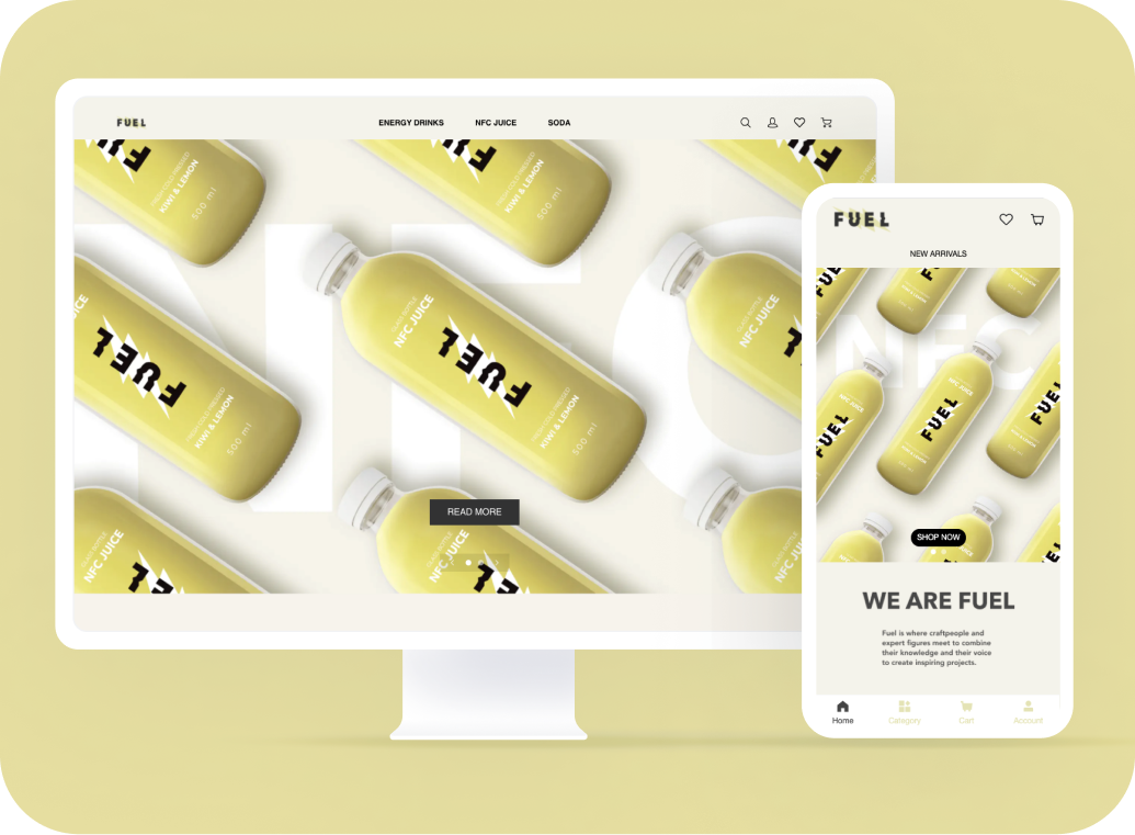 模板推薦 | 年輕跳躍的FUEL 主題，多角度展示、動(dòng)效視覺(jué)一絕！