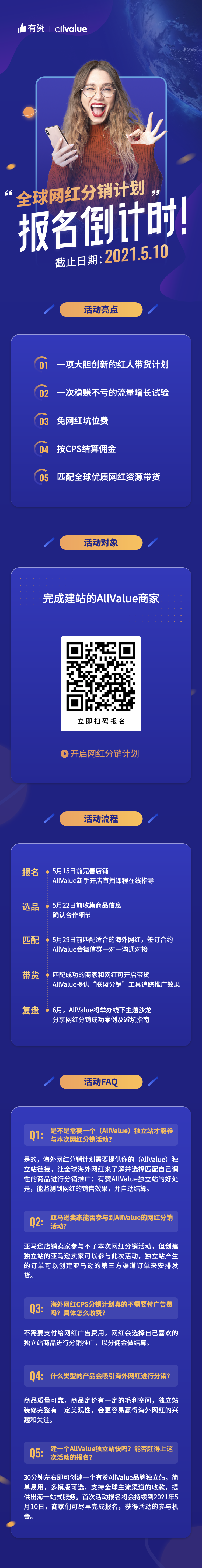 只需完成這一步，全球網(wǎng)紅為你帶貨玩轉海外市場！