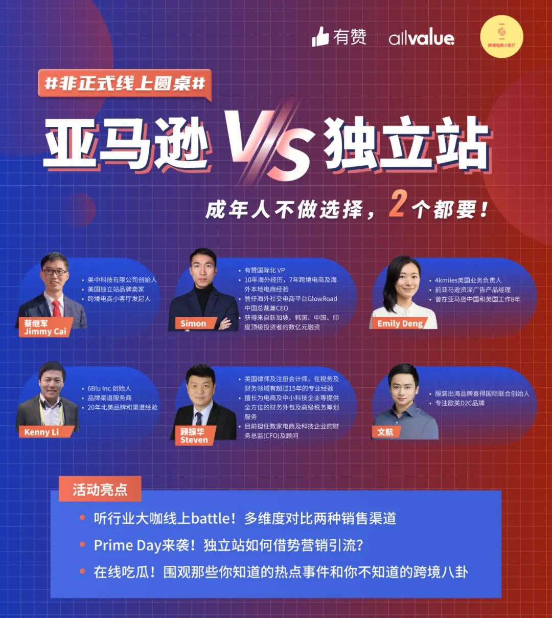 活動回顧 | 亞馬遜VS獨立站，成年人應(yīng)該怎么選？