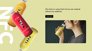 模板推薦 | 年輕跳躍的FUEL 主題，多角度展示、動(dòng)效視覺(jué)一絕！